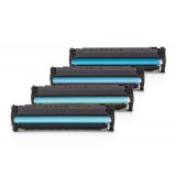 Alternativ zu HP CF410X / 410X Toner Sparset Schwarz, Cyan, Magenta, Gelb