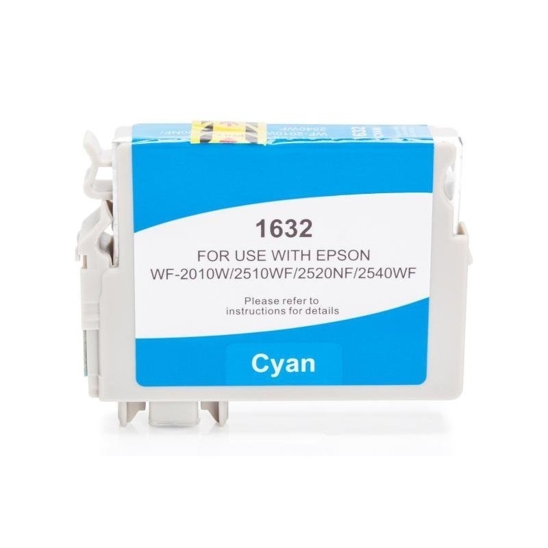 Compatible Epson C13T16324010 / C13T16324012 / T1632 ink Cyan