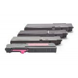 Alternativ zu Dell 593-BBBQ - 593-BBBR / Y5CW4 Toner Spar-Set 4 Stk. (Schwarz, Cyan, Magenta, Gelb)