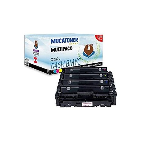 4XXL SET Mucatoner für Canon 046H BMYC 30 Prozent mehr Leistung