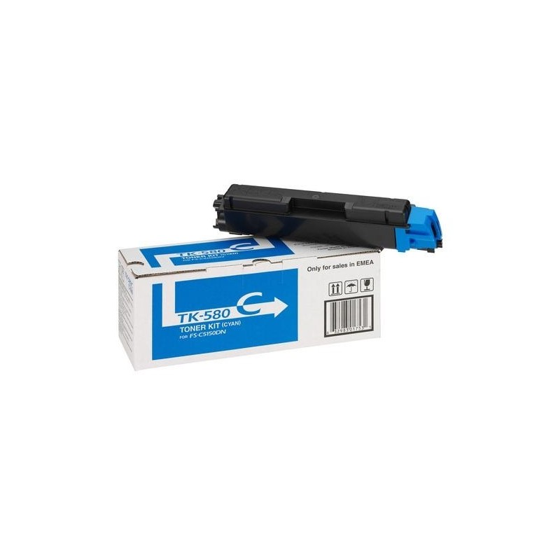 KYOCERA-ORIGINALTONER TK-580C (2.800 SEITEN) CYAN KYOCERA-ORIGINALTONER TK-580C (2.800 SEITEN) CYAN