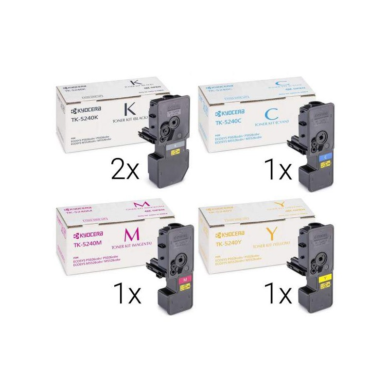 Kyocera Toner TK-5240 BK/C/M/Y Spar-Set/Multipack Kyocera Toner TK-5240 BK/C/M/Y Spar-Set/Multipack