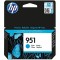 Original HP CN050AE / 951 Tintenpatrone cyan