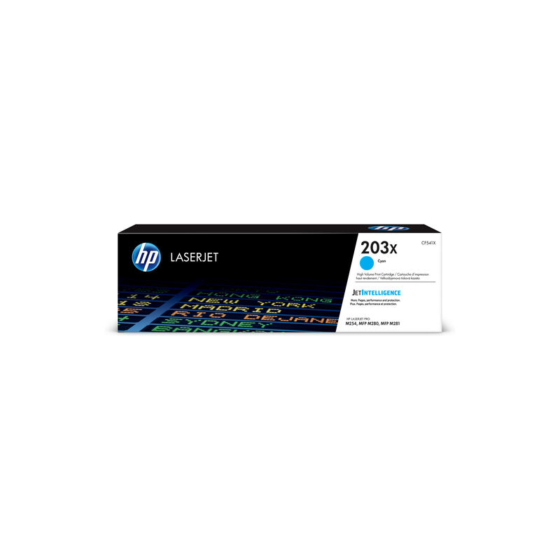 HP Original Toner CF541X (203X) Cyan