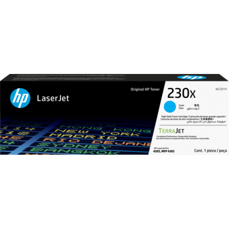 HP Original W2301X / 230X Toner Cyan
