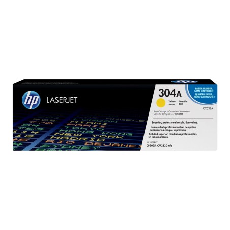 HP Original CC532A / 304A Toner Yellow