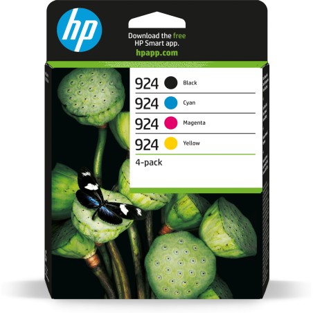HP 924 Multipack Schwarz / Cyan / Magenta / Gelb (6C3Z1NE)