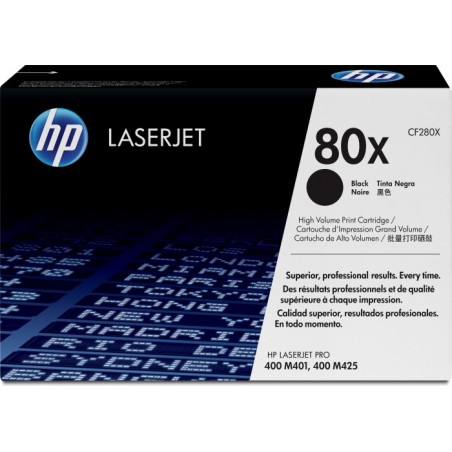 HP Original 80X (CF280X) Toner Schwarz