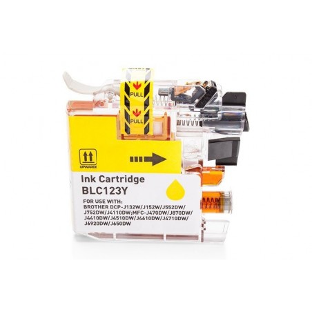 Compatible Brother LC-123Y ink Yellow