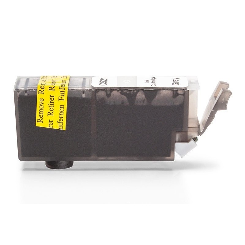 Compatible Canon CLI-521GY Ink Grey with Chip Compatible Canon CLI-521GY Ink Grey with Chip