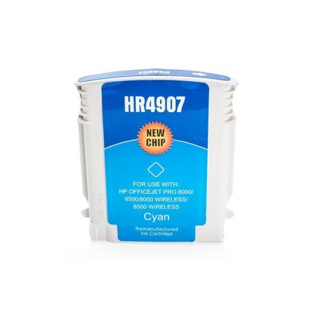 Compatible HP C4907AE / Nr 940 XL Ink Cyan (with chip)