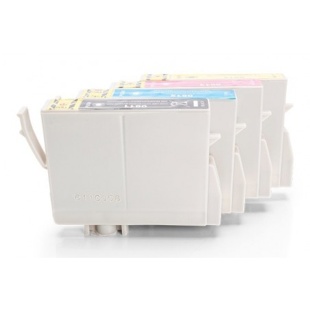 Compatible Epson C13T06154010/T0615 ink saving set (BK,CMY) 4 pcs.