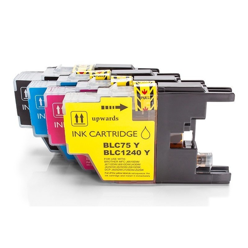 Alternativ zu Brother LC-1240VALBPDR Tinten Multipack (BK,C,M,Y) 4 Stück