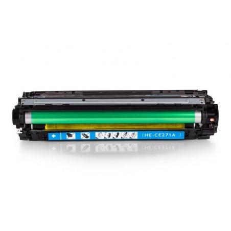 Compatible HP CE271A toner Cyan