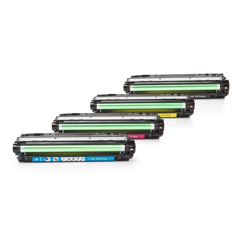 Alternativ zu HP CE740A - CE743A Toner Spar-Set (BK,C,M,Y) 4 Stück