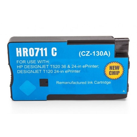Compatible HP CZ130A / 711 ink Cyan
