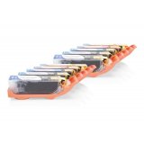 Alt. zu Canon CLI-521 Tinten Spar-Set (je2xFBK,BK,C,M,Y) 10 Stück mit Chip