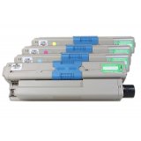 Alternativ zu OKI 44469804 - 44469722 Toner Spar-Set (BK,C,M,Y) 4 Stück
