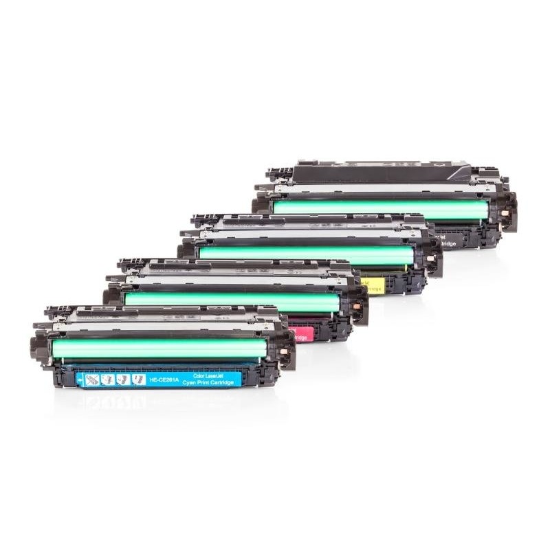 Alternativ zu HP260X - CE263A Spar-Set (BK XXL , C, M, Y) 4 Stück