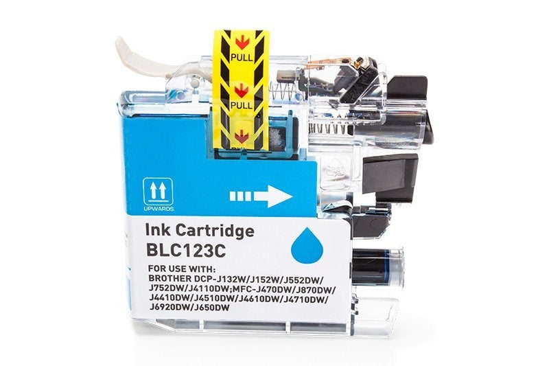 Alternativ zu Brother LC-123C Tinte Cyan