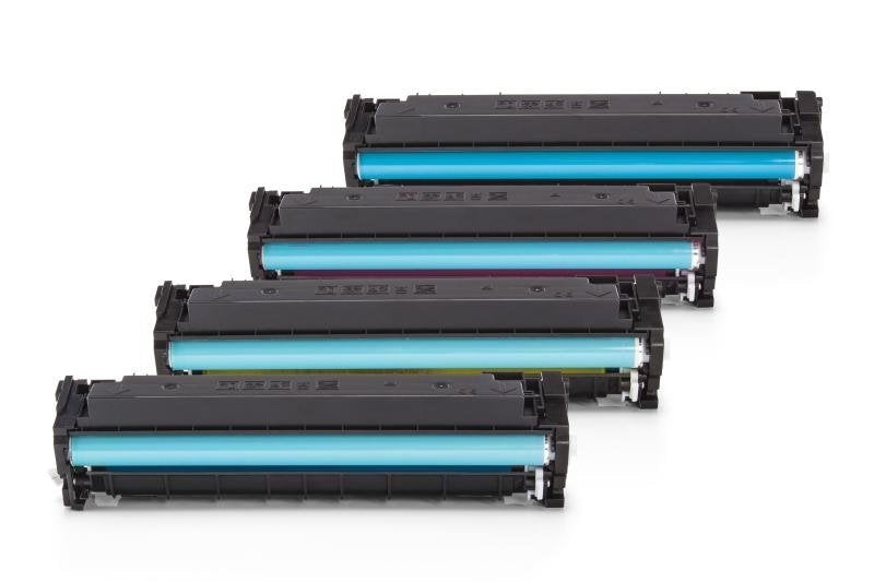 Alternativ zu HP CF410X / 410X Toner Sparset Schwarz, Cyan, Magenta, Gelb