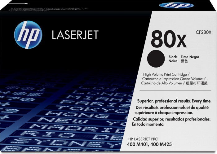 HP Original 80X (CF280X) Toner Schwarz